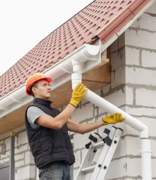 eaves trough cleaning