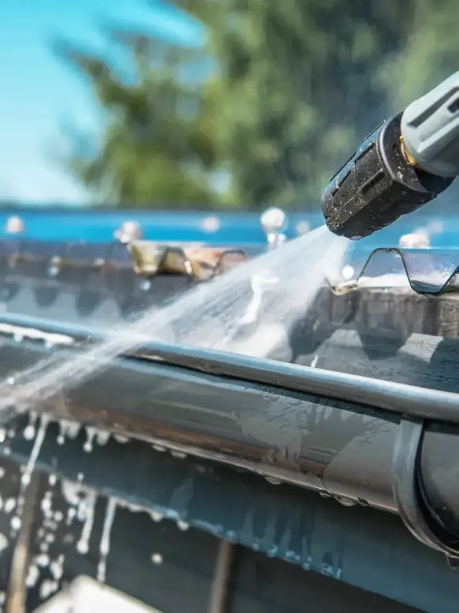 professional gutter cleaning in regina