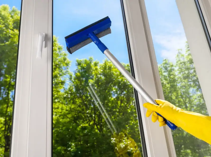 best way to clean vinyl windows