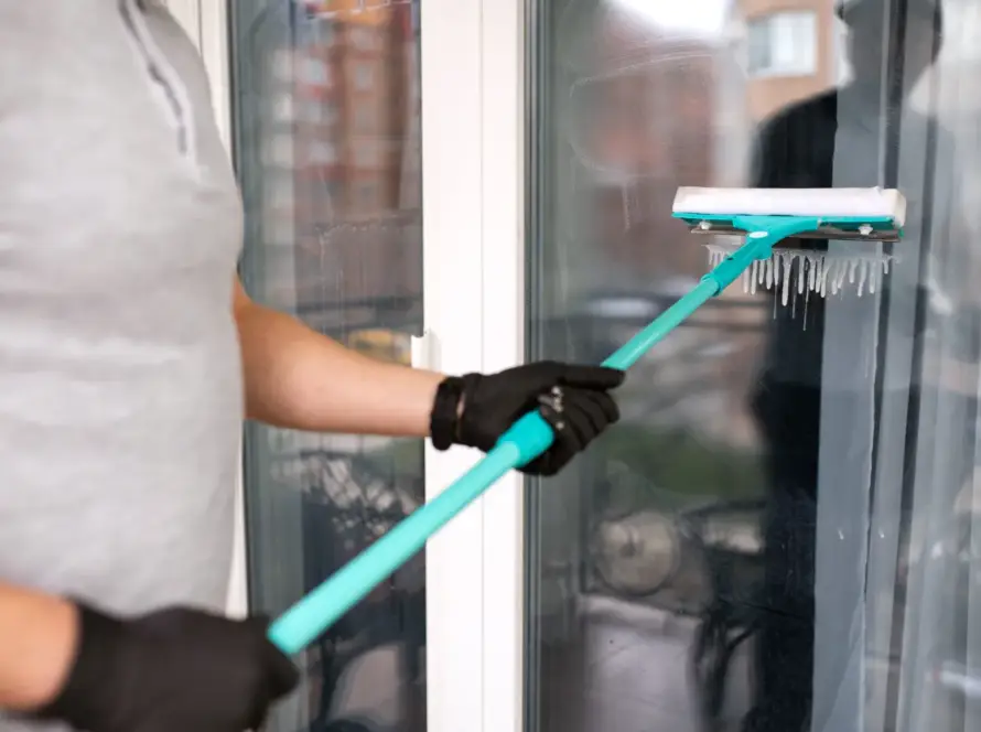 how to clean a tempered glass