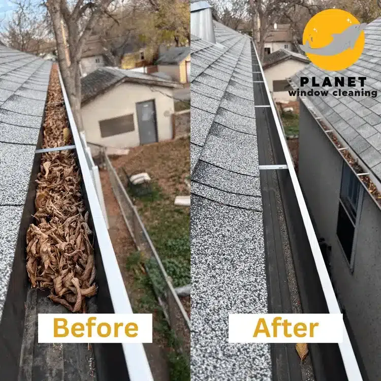 gutter cleaning in white city