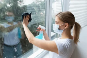 how to remove moisture from between window panes