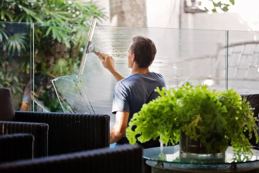patio glass cleaning