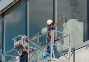 construction window washing